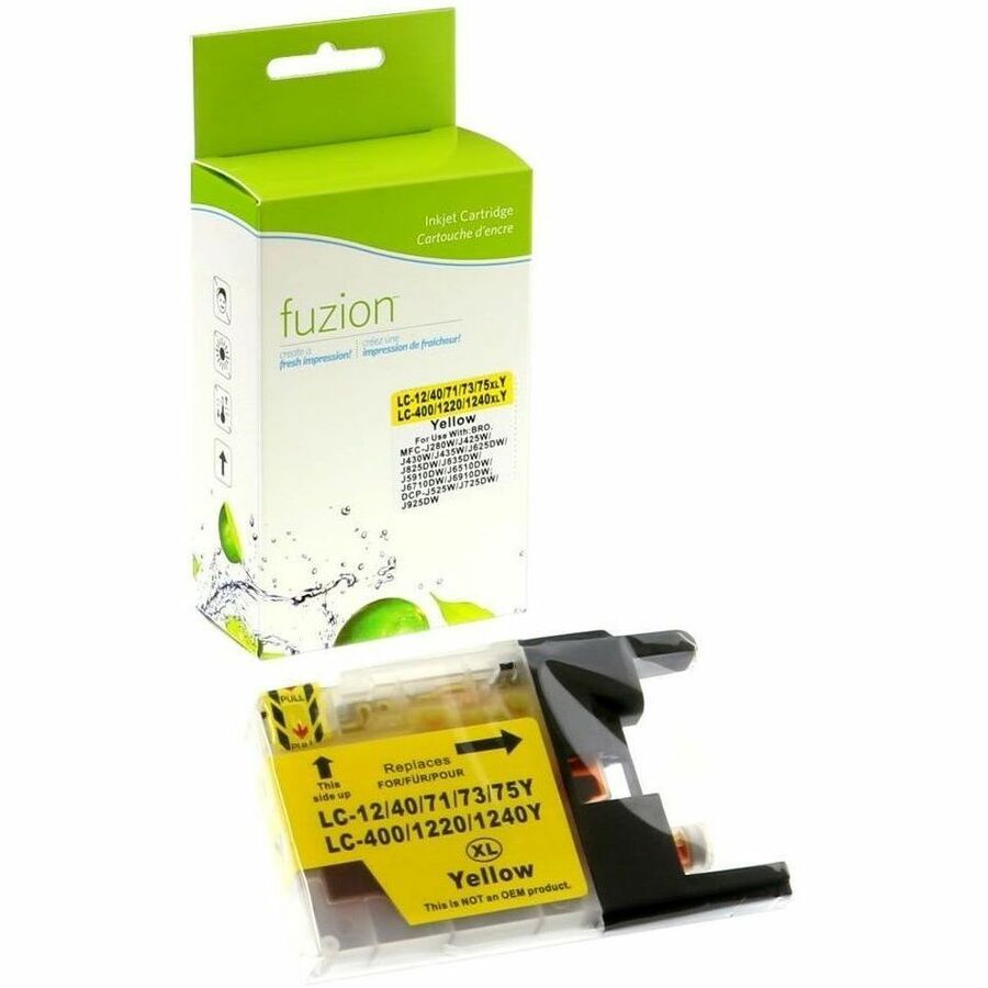fuzion Compatible HY Inkjet for Brother LC75 - Yellow