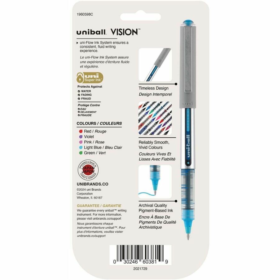 uniball Vision Rollerball Pens - 1960598C