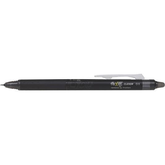 Pilot FriXion Point Clicker - Gel Ink Rollerball pen - Black - Fine Tip