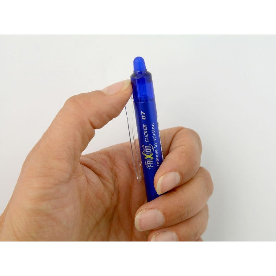 Pilot FriXion Ball Clicker 0.7 - Gel Ink Rollerball pen - Blue - Medium Tip - FRT7L2