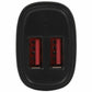 StarTech.com Dual-Port USB Car Charger - 24W/4.8A - Black - 5690361