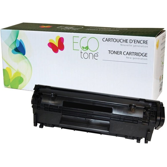 Ecotone Remanufactured MICR Laser Toner Cartridge 2612A, 12A (Q2612A) - Black - 1 Each