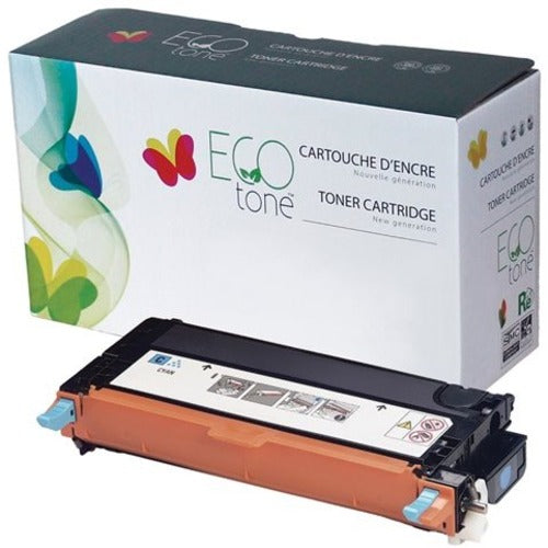 EcoTone Remanufactured Laser Toner Cartridge - Alternative for Xerox 106R01392 - Cyan - 1 Each
