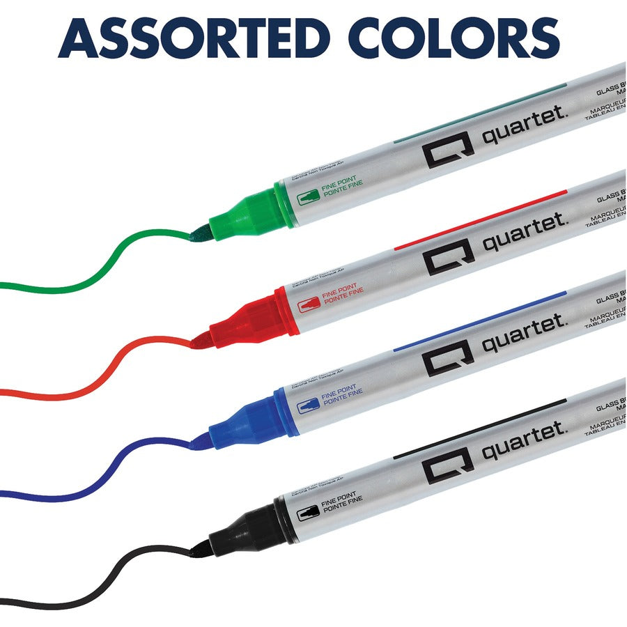 Quartet Premium Glass Board Dry-Erase Markers - 3413879555