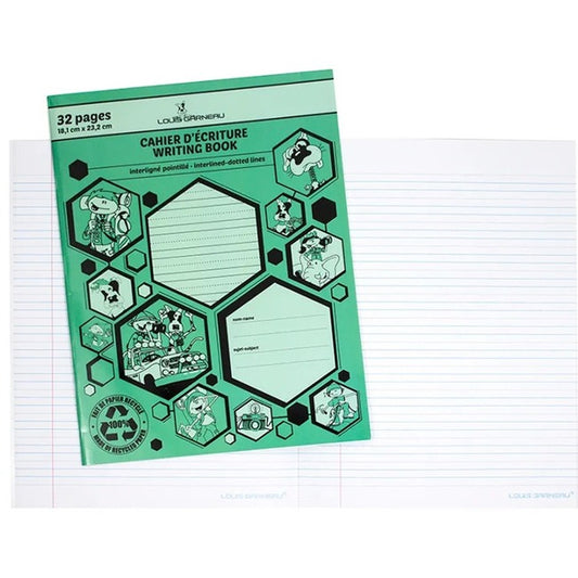 Louis Garneau Small Writing Book, Interlined-Dotted