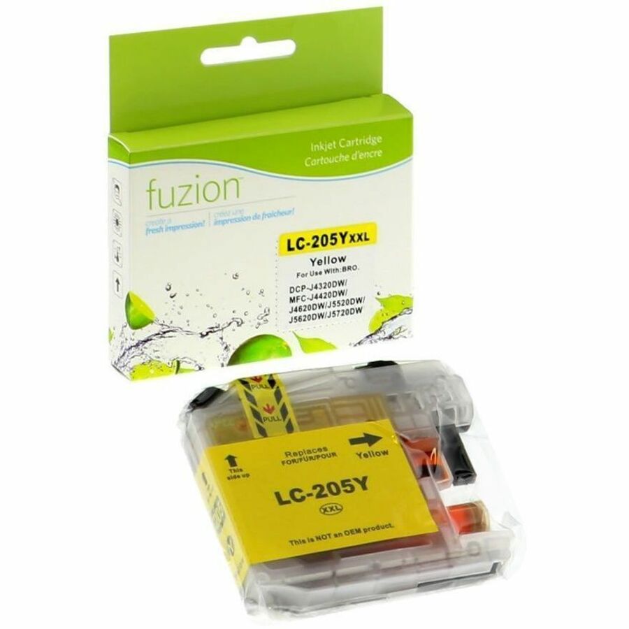 fuzion Compatible Inkjet for Brother LC205XXL - Yellow
