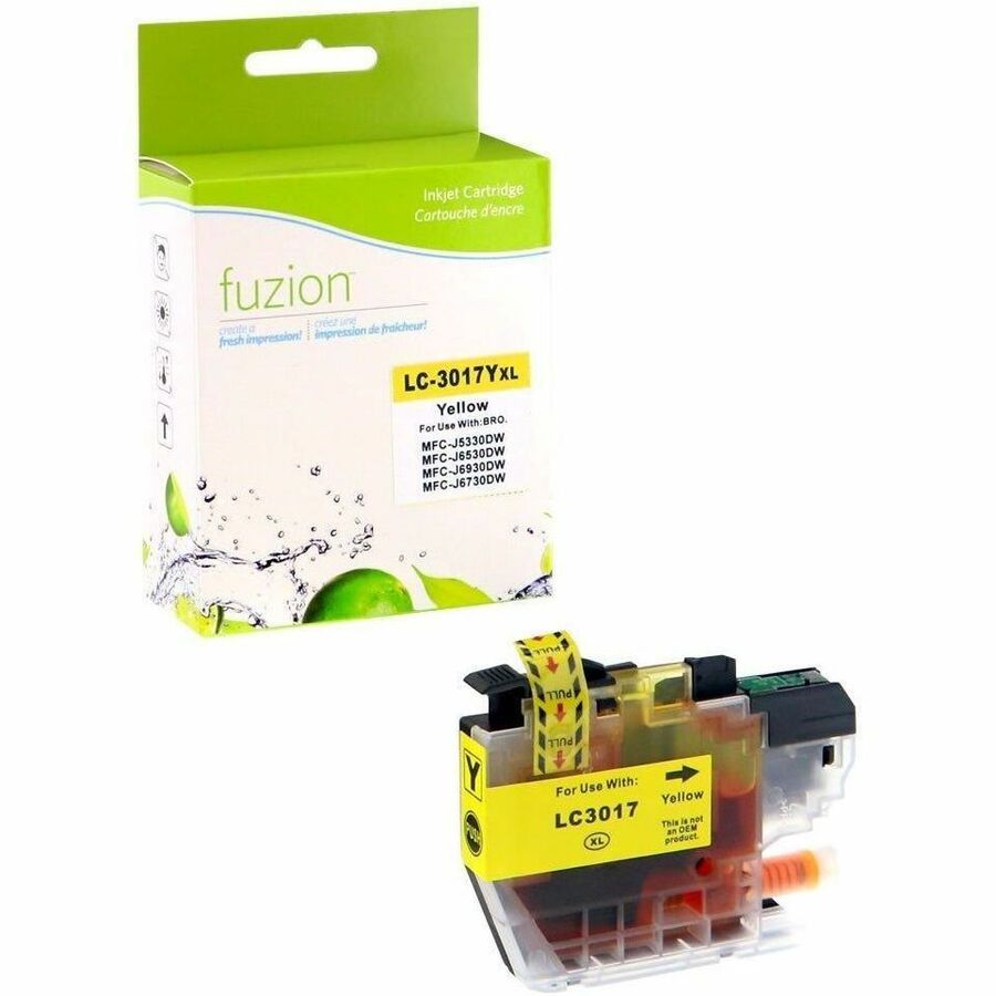 fuzion Compatible Inkjet for Brother LC3017Y - Yellow