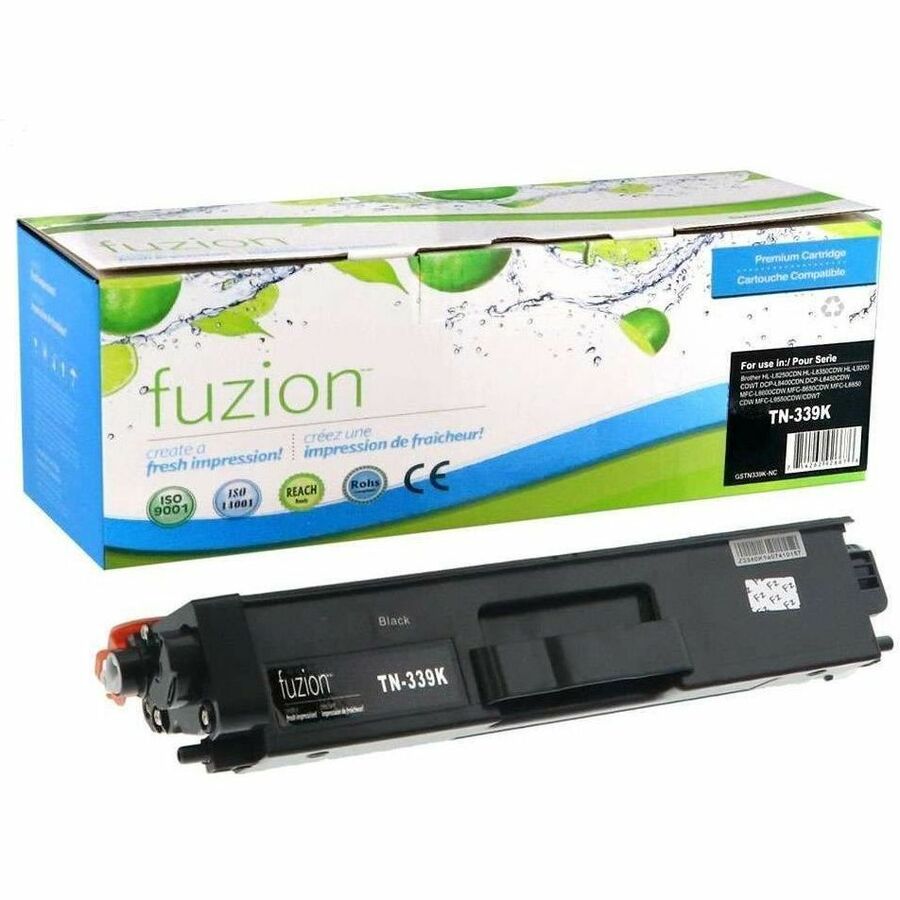 fuzion Compatible Toner High Yield for Brother TN339BK - Black