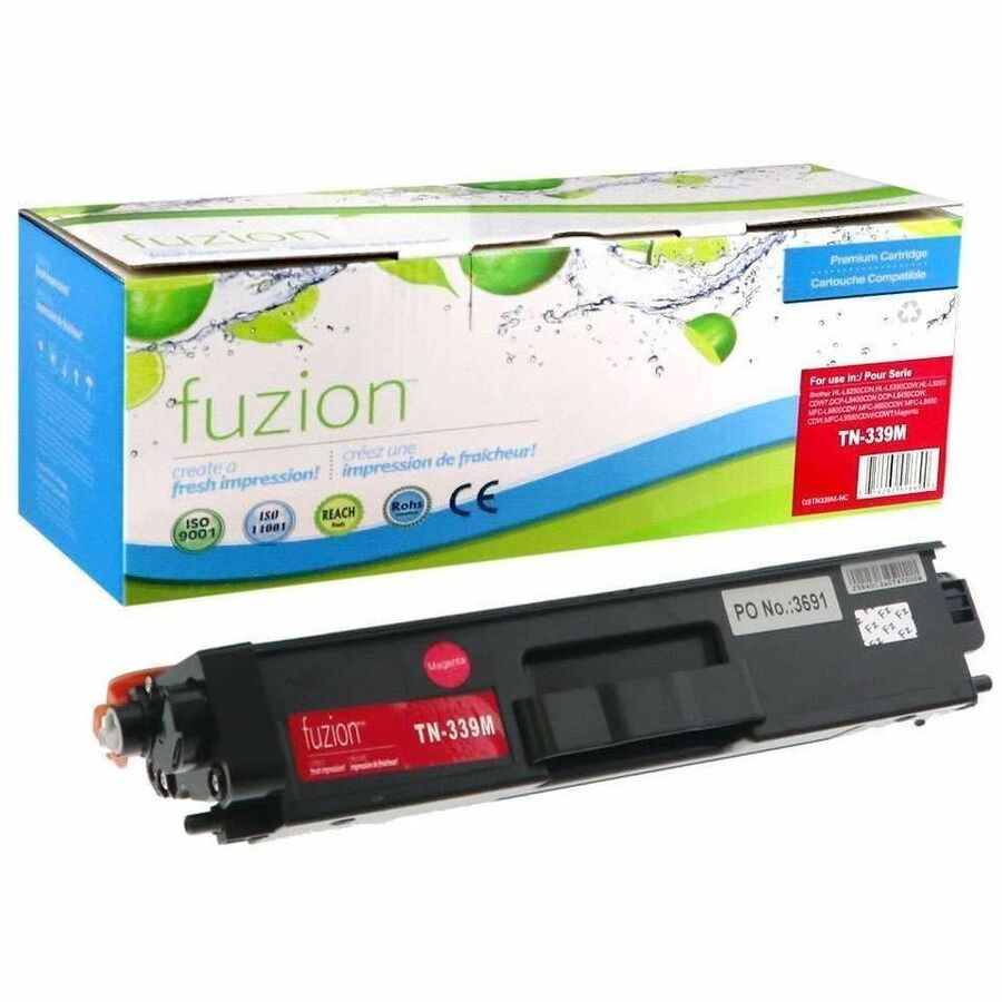 fuzion Compatible Toner High Yield for Brother TN339M - Magenta