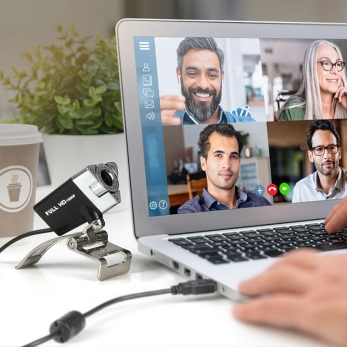 Aluratek AWC01F Webcam - 2 Megapixel - 30 fps - Black - USB 2.0 - 6554713