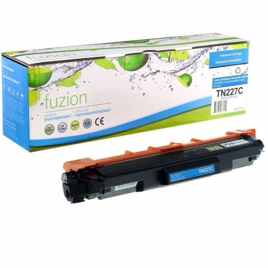 fuzion Compatible Toner High Yield for Brother TN227C - Cyan