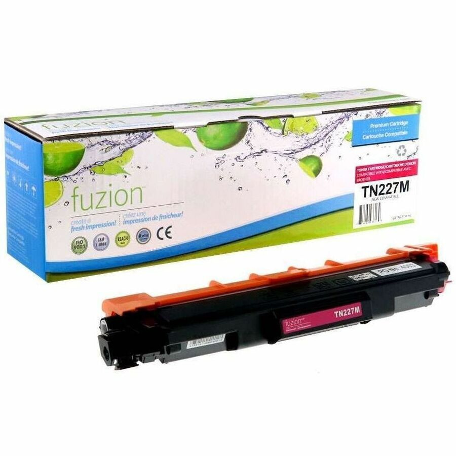 fuzion Compatible Toner High Yield for Brother TN227M - Magenta