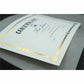 St. James&reg; Premium Weight Certificates, Julian Design, Gold Foil, Ivory, 65 lb, 8.5 x 11" , Pack of 15, 83405 - 83405
