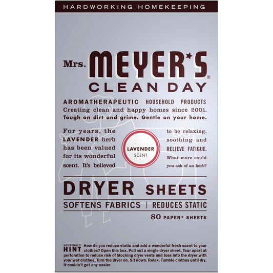 Mrs. Meyer's Lavender Dryer Sheets
