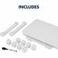 Quartet Monitor Riser with Glass Dry-Erase Board Desktop - Q090GMRW01