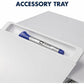 Quartet Monitor Riser with Glass Dry-Erase Board Desktop - Q090GMRW01