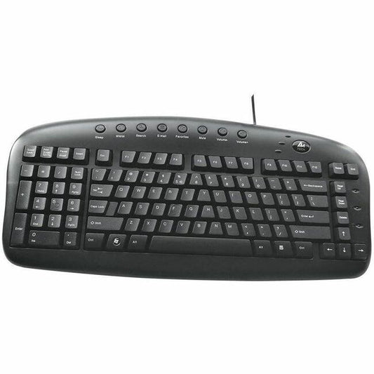 Nutone-Densi Wired Keyboard Lefthanded Black USB English BS29B