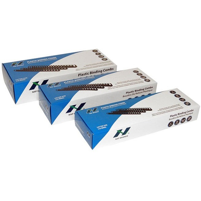 HOP 19 Ring Plastic Comb Bindings - PB-1319R-BK