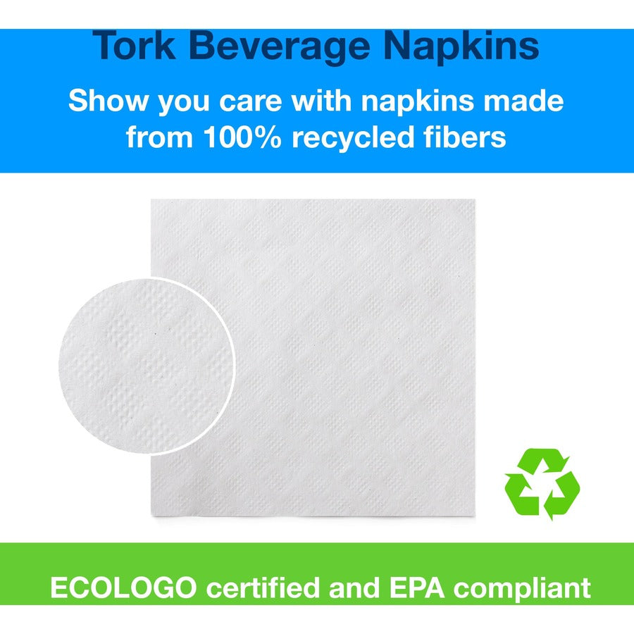 TORK White Beverage Napkin - B1141A