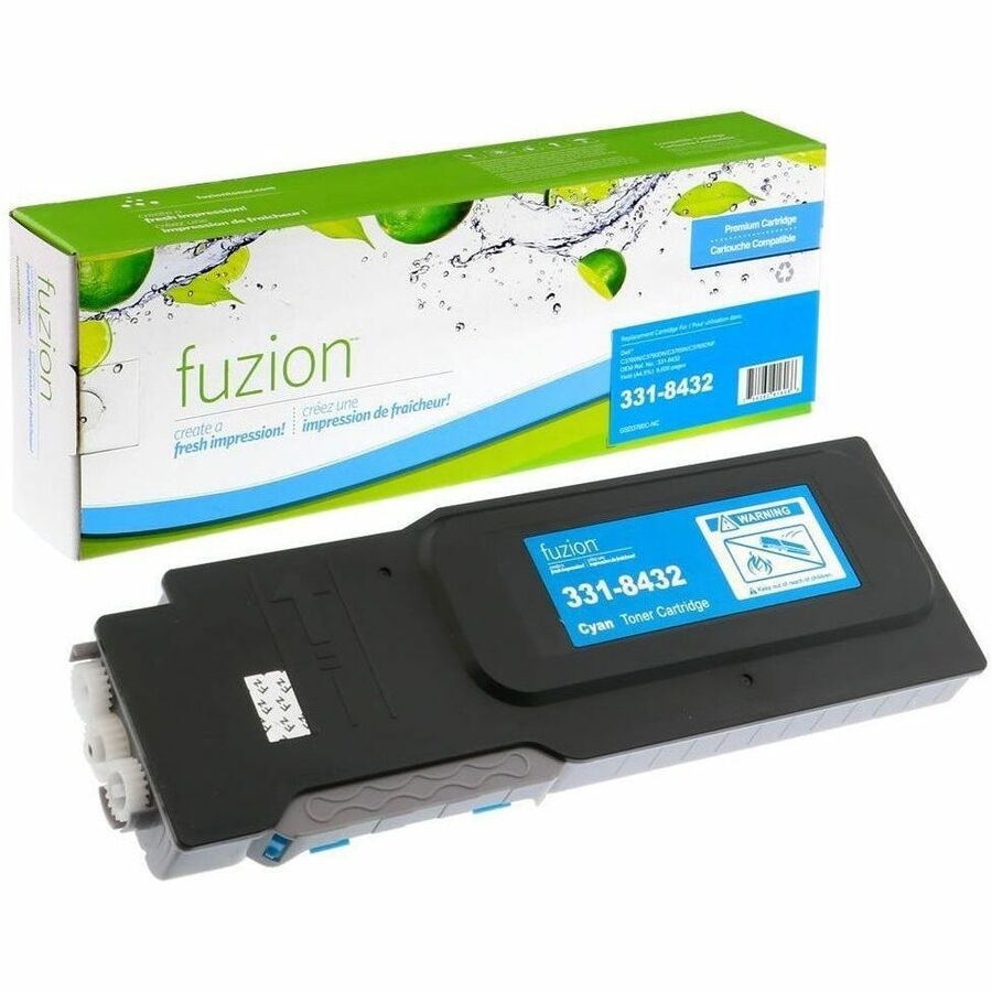 fuzion Compatible Toner for Dell 331-8432 - Cyan