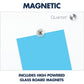 Quartet Infinity Magnetic Glass Dry-Erase Board, White, 48" x 48" - G24848W