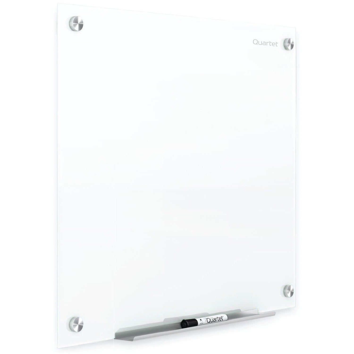 Quartet Infinity Magnetic Glass Dry-Erase Board, White, 48" x 48"