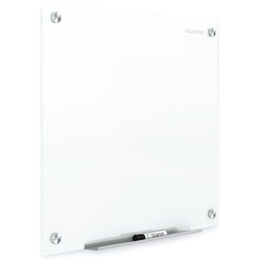 Quartet Infinity Magnetic Glass Dry-Erase Board, White, 48" x 48"