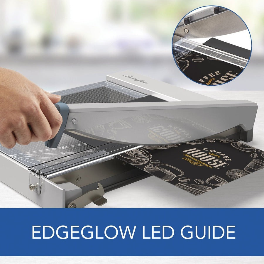 Swingline ClassicCut 1515G Guillotine Trimmer with EdgeGlow, Glass, 15" , 15 Sheets - G7010004