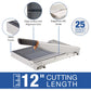 Swingline ClassicCut 1225G Guillotine Trimmer with EdgeGlow, Glass, 12" , 25 Sheets - G7010005