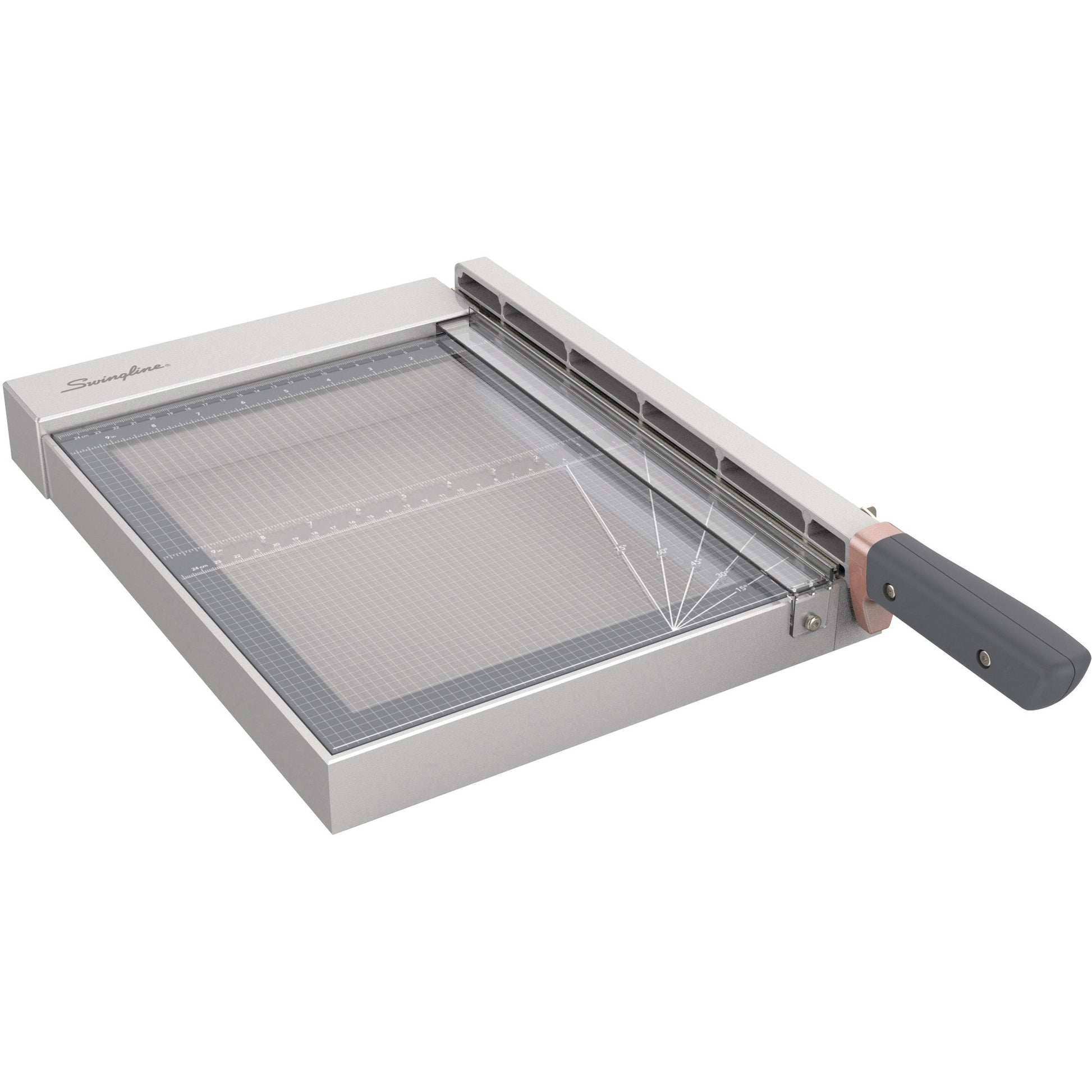 Swingline ClassicCut 1225G Guillotine Trimmer with EdgeGlow, Glass, 12" , 25 Sheets