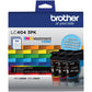 Brother INKvestment LC4043PK Original Standard Yield Inkjet Ink Cartridge - Cyan, Magenta, Yellow - 1 Each - LC4043PKS
