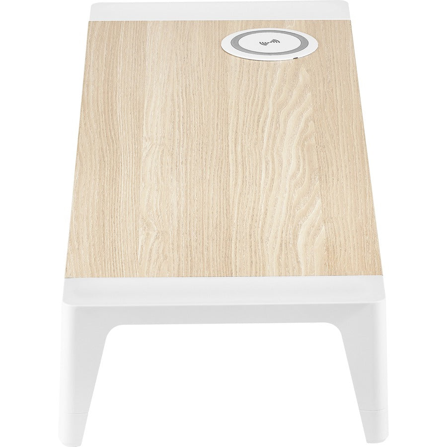 Bostitch Wireless Charging Wooden Monitor Stand - STND-2408WH
