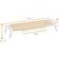 Bostitch Wireless Charging Wooden Monitor Stand - STND-2408WH