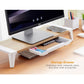 Bostitch Wireless Charging Wooden Monitor Stand - STND-2408WH