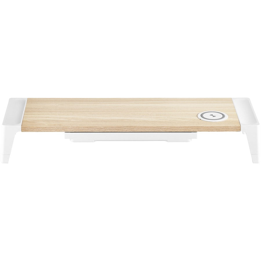 Bostitch Wireless Charging Wooden Monitor Stand - STND-2408WH