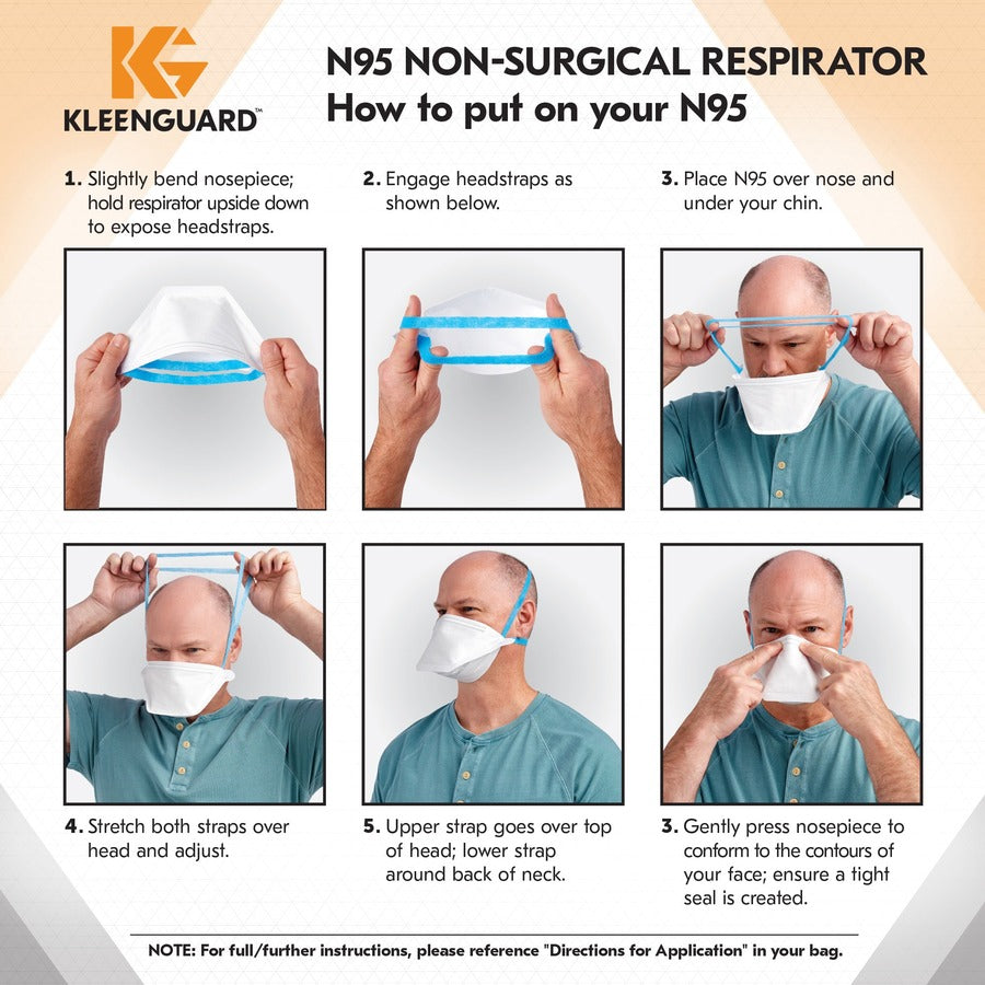 Kleenguard N95 Pouch Respirator - 53899
