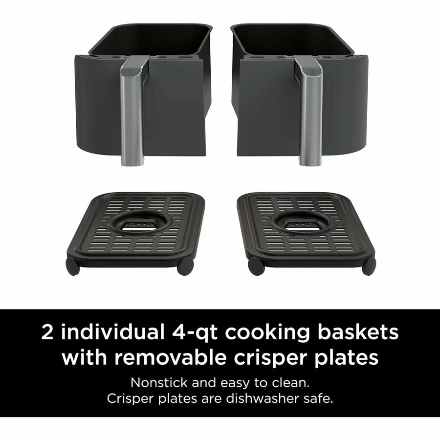 Ninja Foodi 6-in-1 8-qt. 2-Basket Air Fryer with DualZone Technology - DZ201C