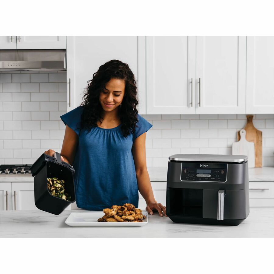 Ninja Foodi 6-in-1 8-qt. 2-Basket Air Fryer with DualZone Technology - DZ201C