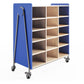 Safco Whiffle Typical Triple Rolling Storage Cart