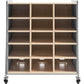 Safco Whiffle Typical Triple Rolling Storage Cart - 3931GRY