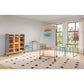 Safco Whiffle Typical Triple Rolling Storage Cart - 3931GRY
