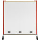Safco Whiffle Typical Triple Rolling Storage Cart - 3930RED