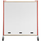 Safco Whiffle Typical Triple Rolling Storage Cart - 3931RED