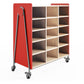 Safco Whiffle Typical Triple Rolling Storage Cart