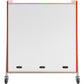 Safco Whiffle Typical Triple Rolling Storage Cart - 3931RED