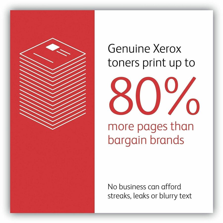 Xerox Original High Yield Laser Toner Cartridge - Black - 1 Each - 006R04377