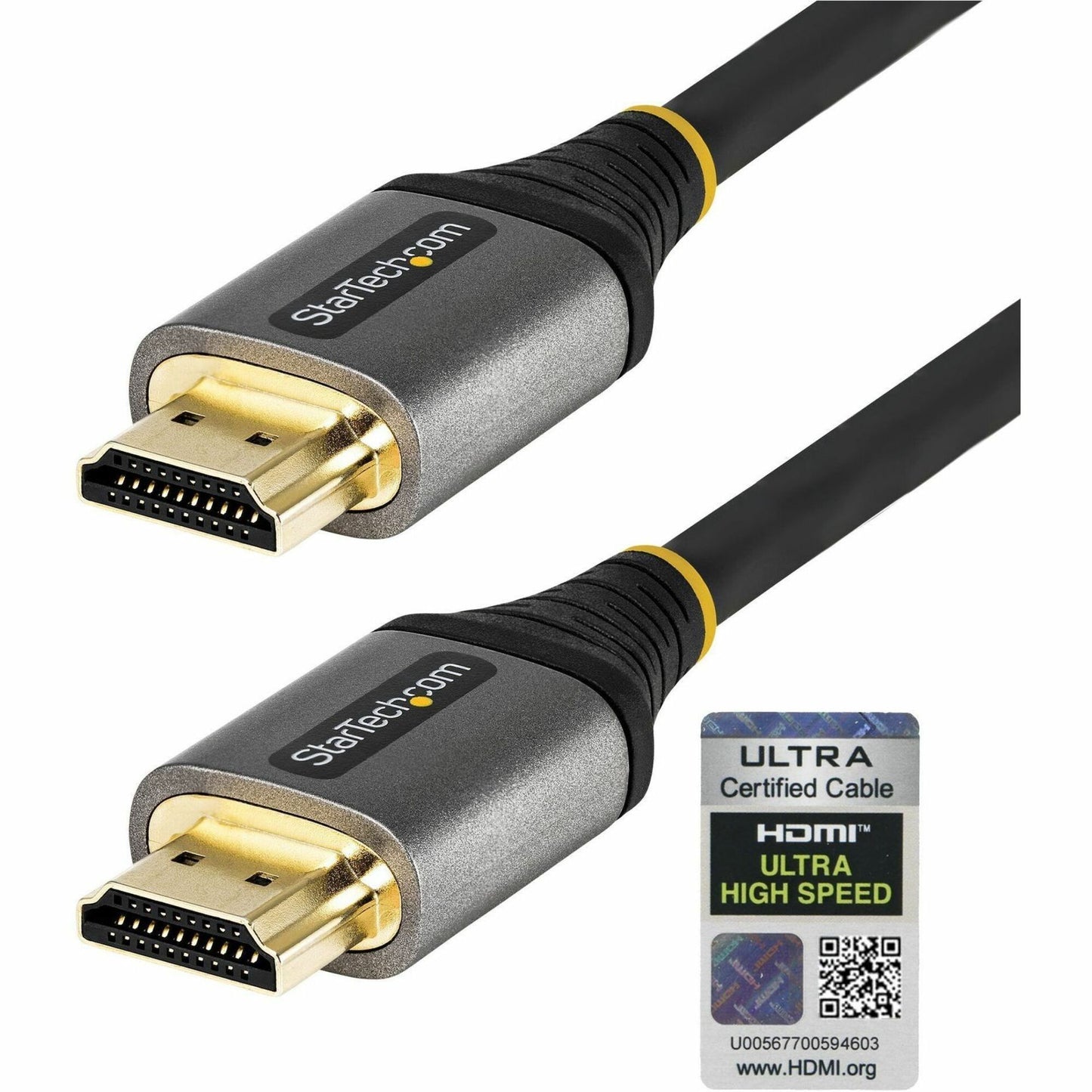 StarTech.com 3ft/1m HDMI 2.1 Cable, Certified Ultra High Speed HDMI Cable 48Gbps, 8K 60Hz/4K 120Hz HDR10+, 8K HDMI Cable, Monitor/Display