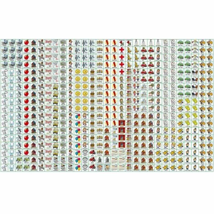 MotherWord&reg; Mom's Ultimate Family Fridge Calendar 15" x 9-1/2" English - MWMKT1-28