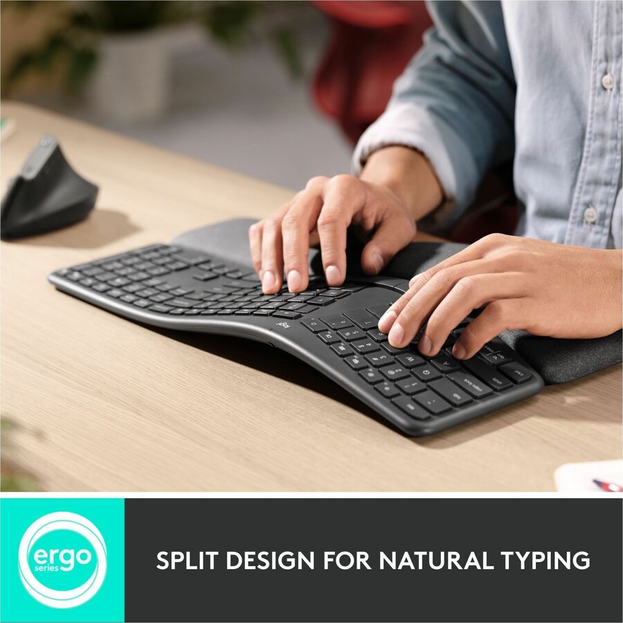Logitech Ergo K860 for Business (Graphite) - Brown Box - 920-010175