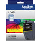 Brother LC401YS Original Standard Yield Inkjet Ink Cartridge - Single Pack - Yellow - 1 Each - LC401YS
